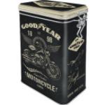 Nostalgic Art Goodyear - Motorcycle, boîte de conserve 11 cm x 18 cm x 8 cm