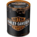 Nostalgic Art Harley-Davidson Genuine Logo, caisse d épargne 10 cm x 13 cm x 10 cm