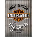 Nostalgic Art Harley-Davidson - Metal Wall, panneau en fer-blanc 40 cm x 30 cm