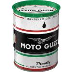 Nostalgic Art Moto Guzzi - Italian Motorcycle Oil, caisse d épar 9 cm x 12 cm x 9 cm
