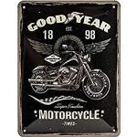 Affiches vintage en métal à motif moto en promo 