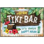 Nostalgic-Art Plaque Vintage Tiki Bar – Idée de Cadeau pour Les Amateurs de Cocktails, en métal, Design Retro pour la décoration, 20 x 30 cm