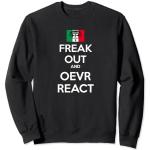 Nous sommes italiens, drapeau de l'Italie, sarcastique « Keep Calm » sarcasme Sweatshirt