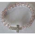 Bracelets pour la communion à strass religieux pour fille 