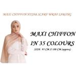 Hijabs en mousseline Taille XL 