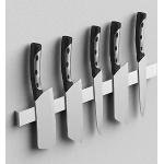 EXLECO Porte-Couteau Magnétique 40 cm Noir Taille de Rangement Magnétiqu  Couteaux en Acier Inoxydable Porte Barre à Couteaux Aimantée pour Cuisine