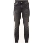 Nudie Jeans Jean coupe slim Lean Dean avec délavage coloré W31/L32 Noir