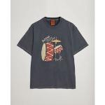 Nudie Jeans Koffe Printed Crew Neck T-Shirt Antracite