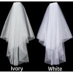 Parapluies de mariage blanc d'ivoire classiques pour femme 