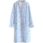 Pyjamas combinaisons bleus à effet léopard en coton à motif pingouins Taille M plus size look sexy pour femme 