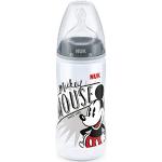 NUK Disney First Choice+ Baby Bottle , 6-18 Months , Silicone Teat , Anti-Colic Vent , BPA-Free , 300 ml , Mickey Mouse