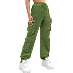 Joggings Sarouel verts Taille XL look fashion pour femme 