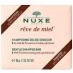 Shampoings solides Nuxe Rêve de Miel bio d'origine française au miel pour cheveux normaux texture solide 