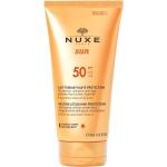 Crèmes solaires Nuxe Body indice 50 d'origine française à la vanille 150 ml texture lait 