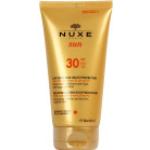 Crèmes solaires Nuxe Sun indice 30 d'origine française à la glycérine 150 ml texture lait 