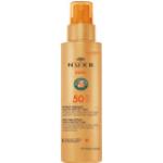 Protection solaire Nuxe Sun indice 50 d'origine française à la vanille en spray 