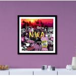 Nwa Tribute - Tirage En Édition Limitée. Impression Dr Dre, Affiche Ice Cube, Art Mural Nwa, Straight Outta Compton, Impression Musicale, Eazy-E