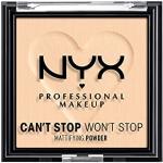 NYX Professional Makeup Poudre Matifiante Can't Stop Won't Stop, Fini Mat, Light