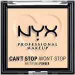 NYX Professional Makeup Poudre Matifiante Can't Stop Won't Stop, Fini Mat, Fair