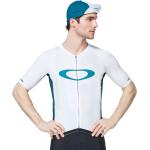 Maillots de cyclisme Oakley blancs en jersey Taille XXL pour homme en promo 