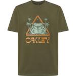 T-shirts Oakley verts à manches courtes Taille L look fashion pour homme en promo 