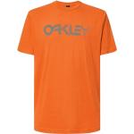 T-shirts Oakley orange à manches courtes à manches courtes Taille M look fashion pour homme en promo 