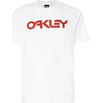 Chemises Oakley blanches en coton Pays à manches courtes à manches courtes à col rond Taille 3 XL rétro pour homme 