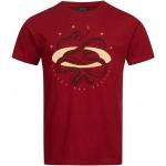 T-shirts Oakley rouges en coton à motif serpents à manches courtes à col rond Taille M classiques pour homme 