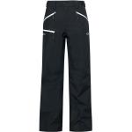Pantalons de ski noirs en gore tex imperméables respirants éco-responsable Taille XS pour homme 