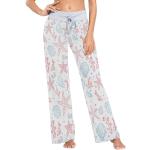 Pantalons de pyjama multicolores en polyester à motif animaux respirants Taille XS look fashion pour femme 