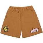 Sweat shorts Obey marron Taille XL pour homme en promo 