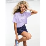 T-shirts à imprimés Obey violets à manches courtes Taille S look casual pour femme 