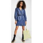 Robes courtes Object Collectors Item bleues en denim Taille XS classiques pour femme en promo 