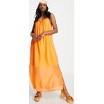 Robes d'été Object Collectors Item orange en lyocell éco-responsable mi-longues Taille M look casual pour femme en promo 