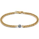 Bracelets de perles Lucléon gris acier en acier à perles pour homme 