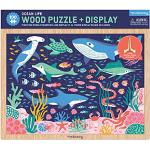 Puzzles en bois en bois à motif requins 100 pièces 