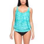 Tankinis Octopus turquoise Taille 3 XL look fashion pour femme 