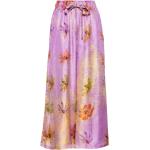 Pantalons Odeeh violets à fleurs à imprimés Taille XS W38 L36 pour femme 