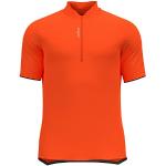 Maillots de cyclisme Odlo orange Taille S look fashion pour homme 