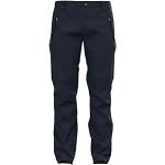 Pantalons de randonnée Odlo Convertible bleues saphir look fashion pour homme 