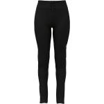 Pantalons de ski Odlo noirs en polyester coupe-vents Taille S pour femme 