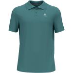 Polos Odlo turquoise en polyester Taille M look sportif pour homme 