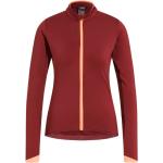 Maillots de cyclisme Odlo rouges en polyester Taille XS look fashion pour femme 