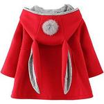 Manteaux rouges à pompons look fashion pour fille de la boutique en ligne Amazon.fr 