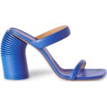 Sandales à talons Off-White bleues en cuir à bouts ouverts Pointure 39 pour femme en promo 