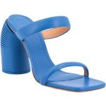 Sandales Off-White bleues en cuir en cuir Pointure 37 look fashion pour femme 