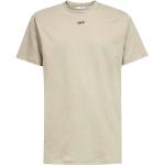 T-shirts col rond Off-White beiges à col rond Taille XL look casual pour homme 