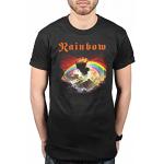 Official Rainbow Rising T-Shirt Rock Band Heavy Metal Album on Stage