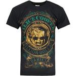 T-shirts Official noirs Alice Cooper Taille M look fashion pour homme 