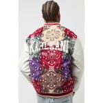 Karl Kani Og Block Paisley College Jacket, Jackets, Vêtements, dark red/multicolor, Taille: M, tailles disponibles:S,M,L,XL